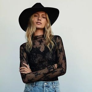 NWT Free People Lady Lux Layering Top
